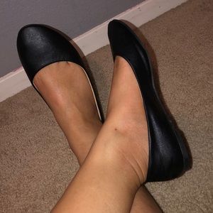 All black flats